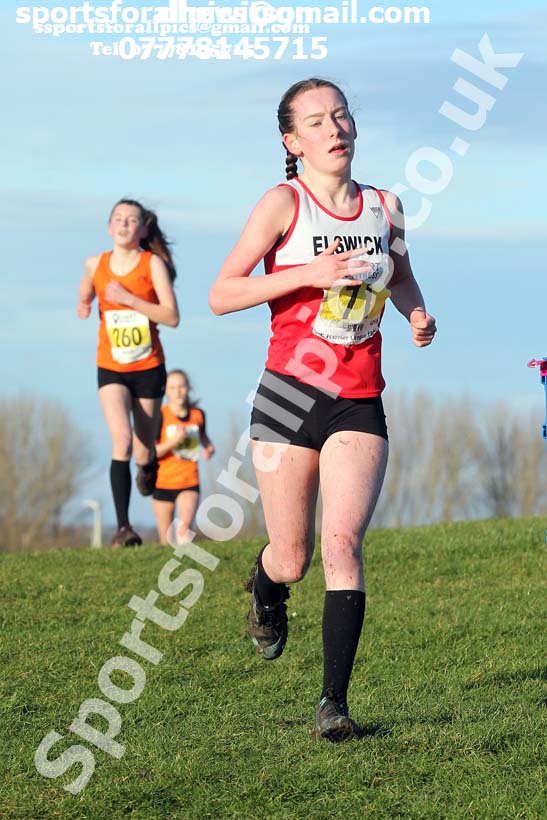 Girls under-15s Davison Shield, 2020 Sherman Cup/Davison Shield, Temple Park, South Shields.  Photo: David T. Hewitson/Sports for All Pics